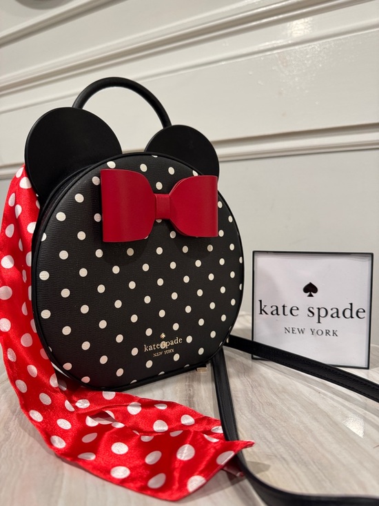kate spade Handbags - Kate Spade Bag Minnie Mouse Disney X Red Black Crossbody